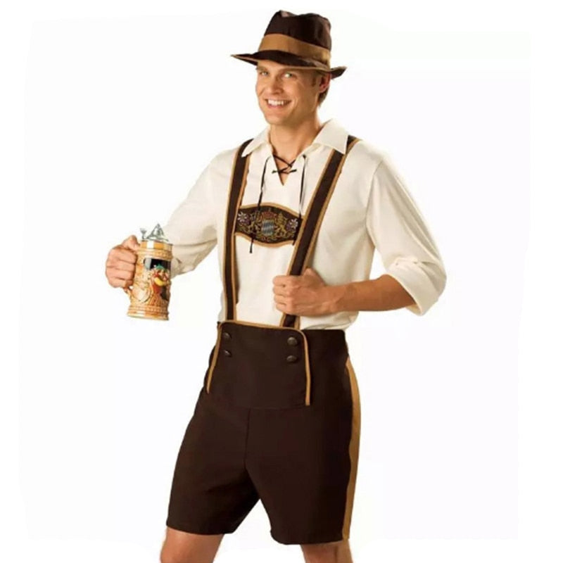 Traditional Couples Oktoberfest Costume Parade Tavern Bartender Waitress Outfit Cosplay Carnival  Halloween Fancy Party Dress voguable