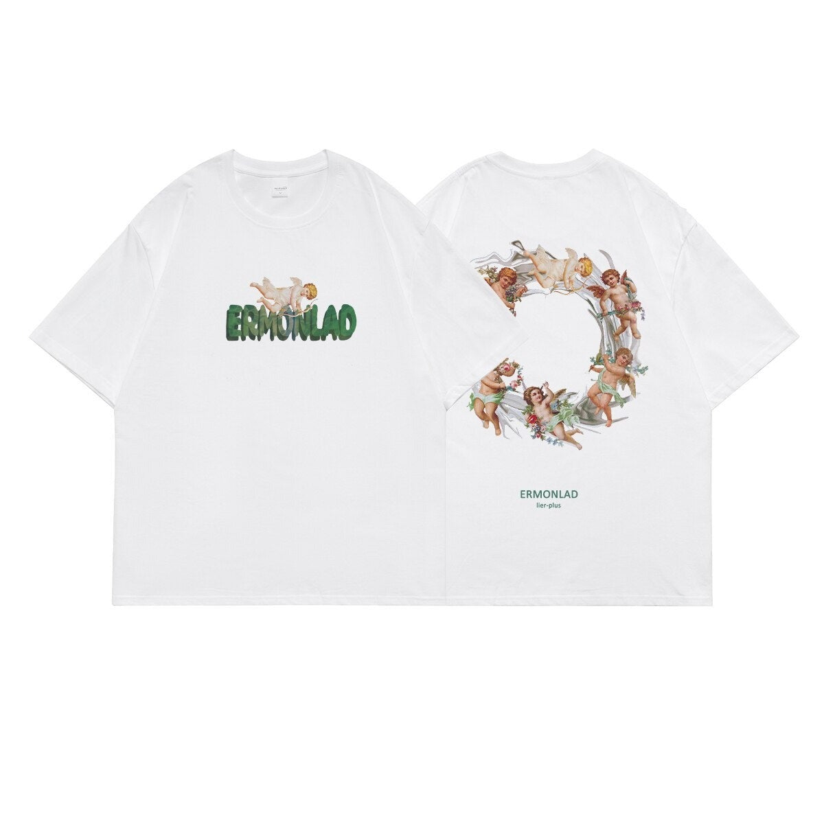 Cute Angel Baby Graphic Women's Tshirt Summer Harajuku Short Sleeve T-shirt Casual Oversize T Shirt Women Clothing voguable