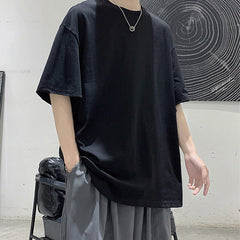 Men's Basic Tees Summer Cotton Multi-color Short Sleeve T-shirt Brand Man Casual Oversized Tops Male Clothes 5XL voguable