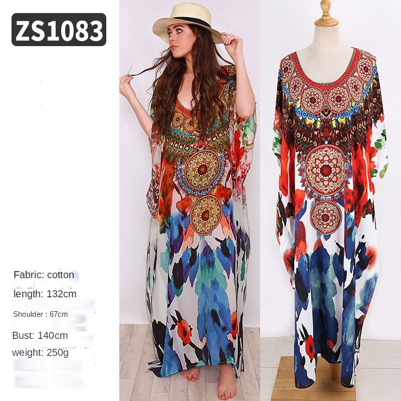 Women V Neck Short Sleeve Cover Up BeachWear Beach Party Maxi Dress Vestidos De Fiesta Saida De Praia voguable