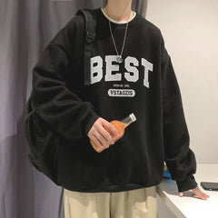 Voguable Privathinker Spring Autumn Letter Hoodies For Men Oversized Sweatshirts Korean Man Clothing Casual Women Pullovers Thick 3XL voguable