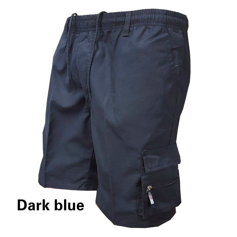 Mens Cargo Shorts New Side Multi-pockets Men Loose Work Shorts Casual Short Pants Male Plus Size Summer Outdoor Shorts voguable