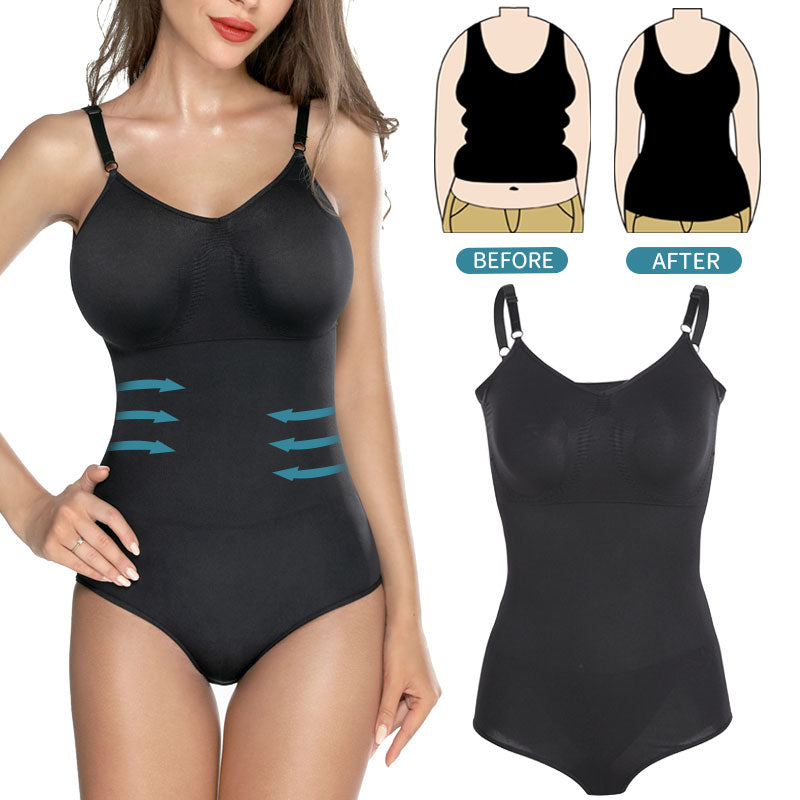 Full Body Shaper Bodysuit Shapewear Waist Trainer Women Abdomen Shapers Tummy Control Slimming Sheath Seamless Briefer Corset voguable