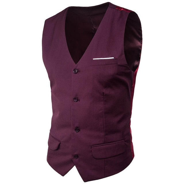 Voguable Purple Suit Vest Men 2020 Spring New Slim Fit Sleeveless Vest Waistcoat Mens Formal Business Wedding Dress Vests Chaleco Hombre voguable