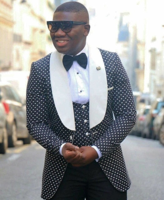 Voguable One Button Light Blue Plaid Wedding Groom Tuxedos Peak Lapel Groomsmen Mens Dinner Prom Suits (Jacket+Pants+Vest+Tie) NO:1476 voguable