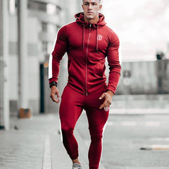 Men's Jogging Tracksuit Sports Suit Running Set Men Long Sleeve Jacket+Sweatpants Gym Wear Fitness Sweatshirt Pants 2pcs/set voguable