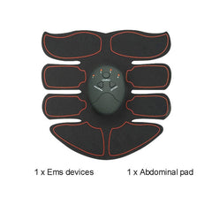 Smart Abdominal Muscle Stimulator Training EMS Abs Trainer Home Gym Trainer Fitness Gear Equipment Stimulator Muscle Exerciser voguable