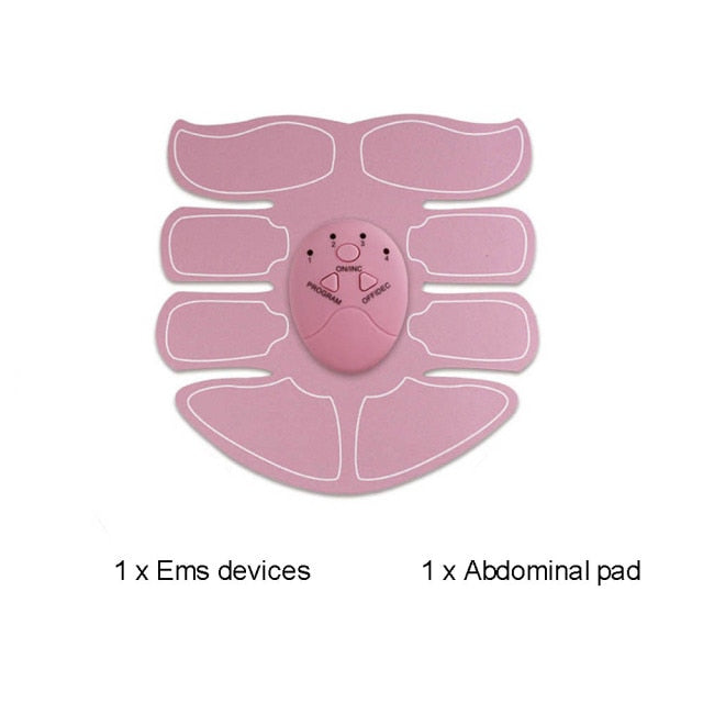 Smart Abdominal Muscle Stimulator Training EMS Abs Trainer Home Gym Trainer Fitness Gear Equipment Stimulator Muscle Exerciser voguable
