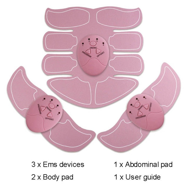 Smart Abdominal Muscle Stimulator Training EMS Abs Trainer Home Gym Trainer Fitness Gear Equipment Stimulator Muscle Exerciser voguable