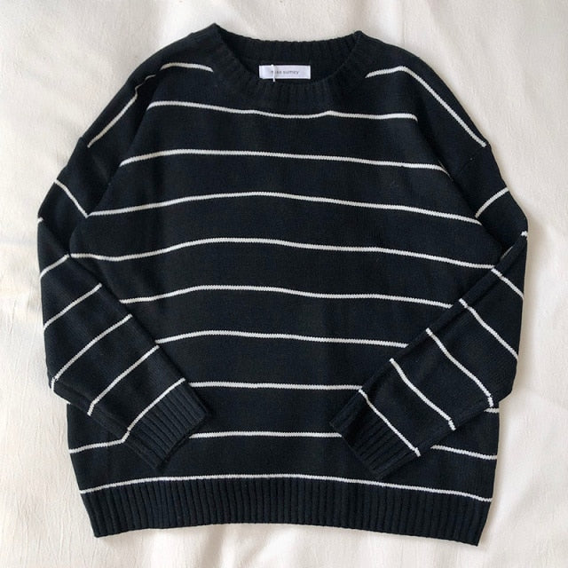 Mooirue Autumn Winter Women Knitted Sweater  Thin All-match Basics Round Neck Knitting Jumper Tops voguable