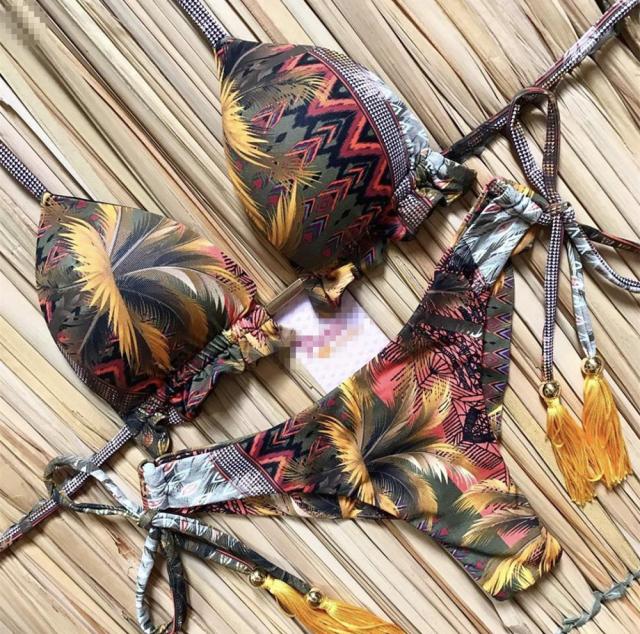Bikini 2020 Sexy Swimwear Women Push-up Swimsuit Biquini Bathing Suit Beachwear Bandage Swim Beach Wear Brazilian Bikini Set voguable