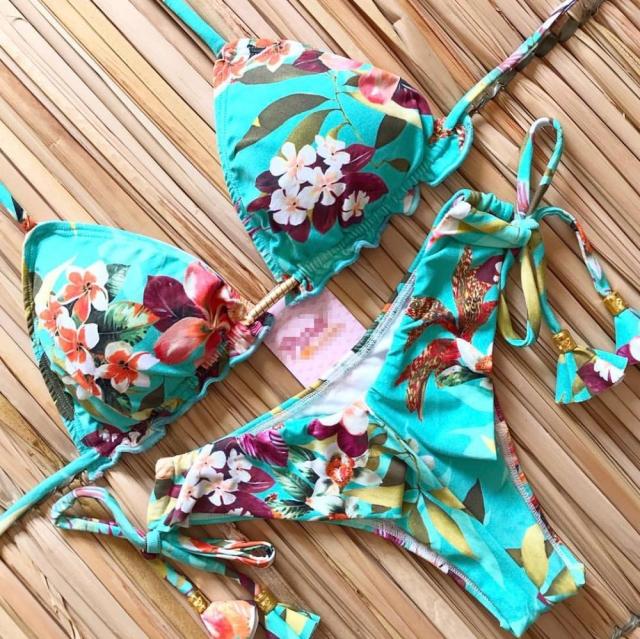 Bikini 2020 Sexy Swimwear Women Push-up Swimsuit Biquini Bathing Suit Beachwear Bandage Swim Beach Wear Brazilian Bikini Set voguable