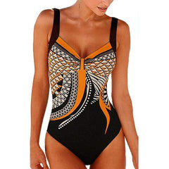 Swimwear Women 2021 One Piece Swimsuit Push Up Sexy Bathing Suit Women Swimming for Beach Wear Monokini Plus Size Swimwear 3XL voguable