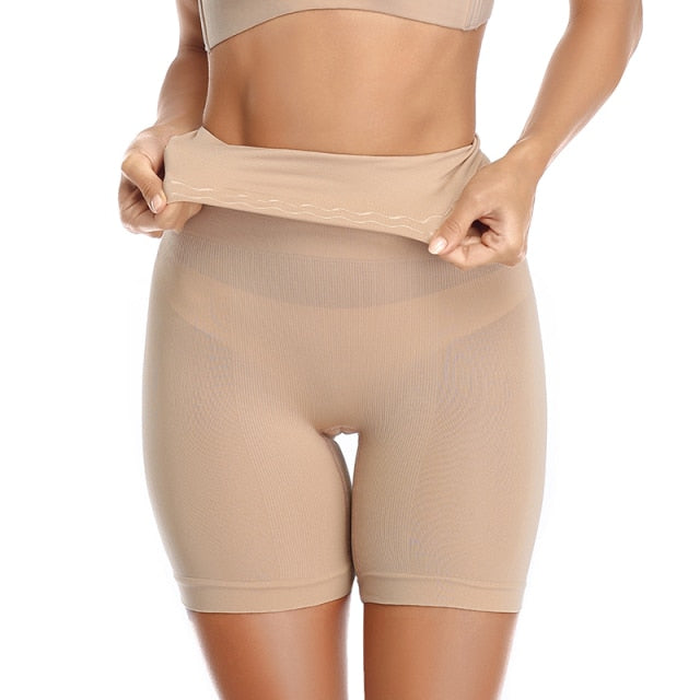 2020 Womens High Waist Non-slip Shaper Shorts Large Plus Size Shapewear Underwear Trainer Slimming Pants Panties with Silicone voguable