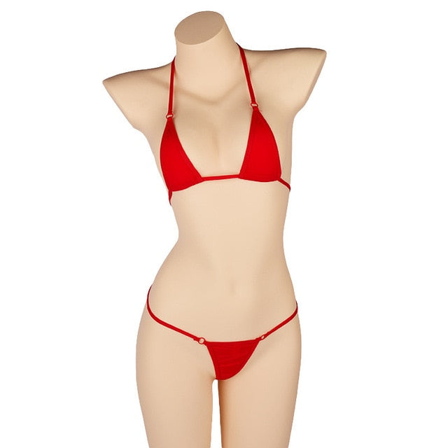 Micro Mini Bikini Set New Sexy Women Erotic Transparent Swimwear Bathi voguable Micro Mini Bikini Set New Sexy Women Erotic Transparent Swimwear Bathi voguable