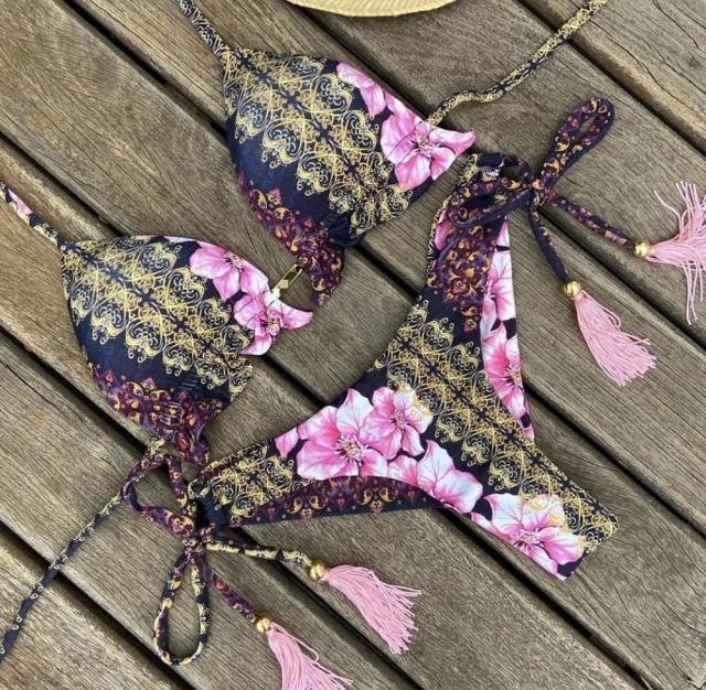Bikini 2020 Sexy Swimwear Women Push-up Swimsuit Biquini Bathing Suit Beachwear Bandage Swim Beach Wear Brazilian Bikini Set voguable
