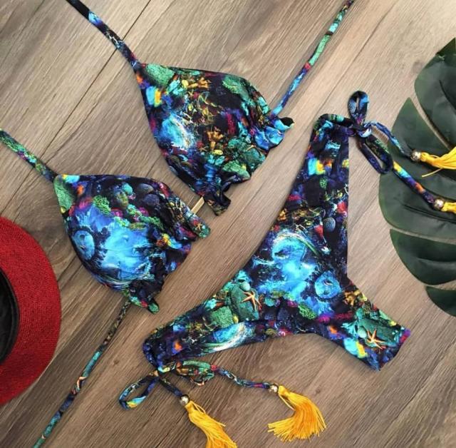 Bikini 2020 Sexy Swimwear Women Push-up Swimsuit Biquini Bathing Suit Beachwear Bandage Swim Beach Wear Brazilian Bikini Set voguable