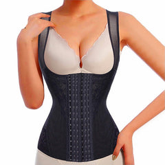 Postpartum Bandage Women Waist Trainer Vest Breathable Shapewear Weight Loss Tank Top Shirt Workout Corset Reducing Belts Summer voguable