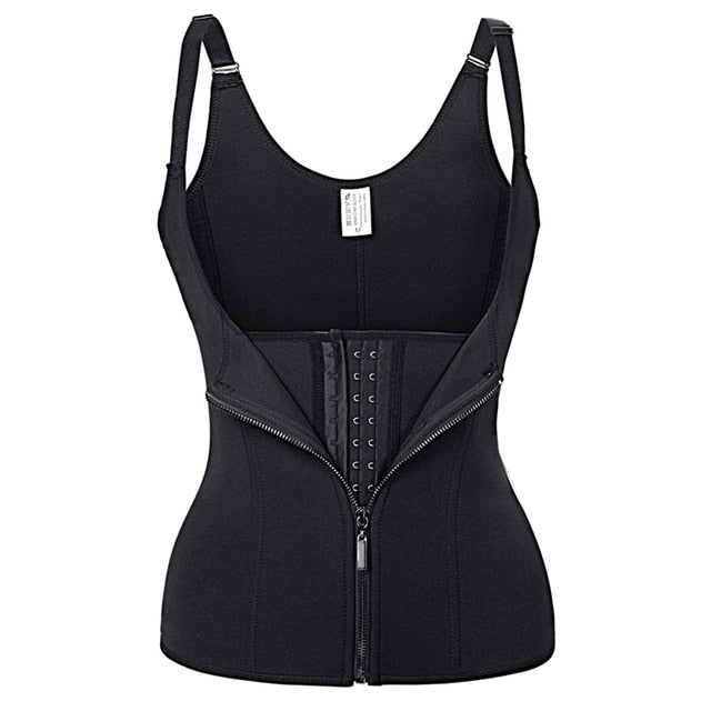 Neoprene Waist Trainer Corset Slimming Vest Sweat Sauna Suit Tank Top Curves Body Shaper for Weight Loss Shapewear voguable
