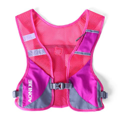 AONIJIE E884 Reflective Hydration Pack Backpack Rucksack Bag Vest Harness Water Bottle Hiking Camping Running Marathon Race voguable