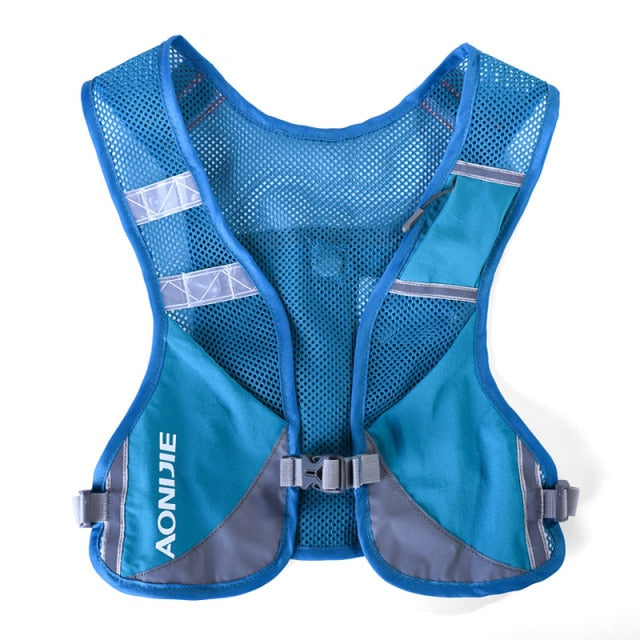 AONIJIE E884 Reflective Hydration Pack Backpack Rucksack Bag Vest Harness Water Bottle Hiking Camping Running Marathon Race voguable