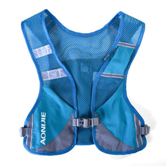 AONIJIE E884 Reflective Hydration Pack Backpack Rucksack Bag Vest Harness Water Bottle Hiking Camping Running Marathon Race voguable