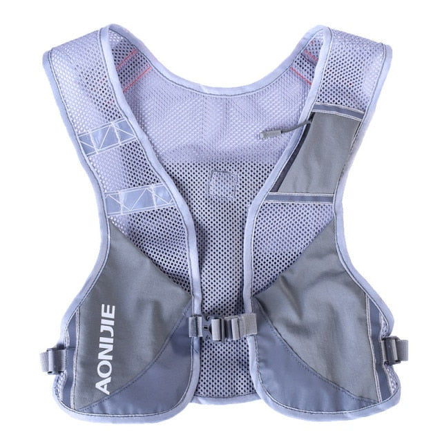 AONIJIE E884 Reflective Hydration Pack Backpack Rucksack Bag Vest Harness Water Bottle Hiking Camping Running Marathon Race voguable