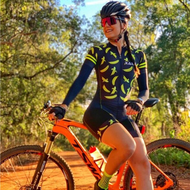 Xama women skinsuit cycling Jersey road bicycle Short sleeve jumpsuit summer cycles clothes Triathlon clothing ropa ciclismo mtb voguable