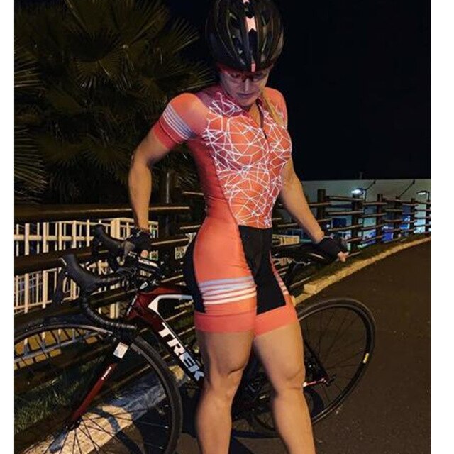 Xama women skinsuit cycling Jersey road bicycle Short sleeve jumpsuit summer cycles clothes Triathlon clothing ropa ciclismo mtb voguable