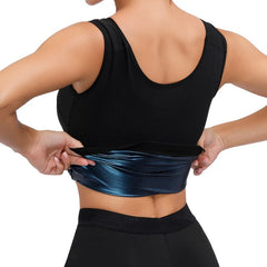 Men Sweat Sauna Shaper Waist Trainer Tummy Belly Compression Shirt Weight Loss Corset Fat Burning Fitness Slim Sweat Pro Polymer voguable