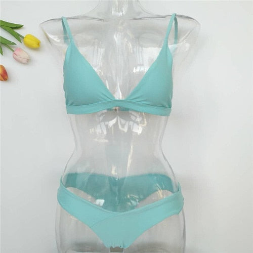 Bandage Sexy Brazilian Bikini Biquini Praia Swimwear Women Hot Swimsuit Traje De Bano Mujer Maillot Femme Monokini Badpak Dames voguable