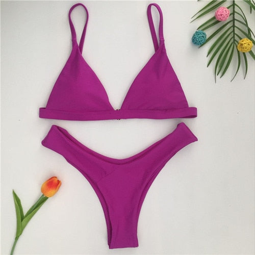 Bandage Sexy Brazilian Bikini Biquini Praia Swimwear Women Hot Swimsuit Traje De Bano Mujer Maillot Femme Monokini Badpak Dames voguable