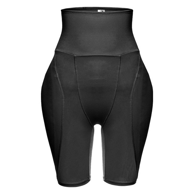 Fake Ass Women Tummy Control Butt Lift Panty Compression Shorts High Waist Trainer Body Shaper Hip Pads Enhancer Booty Lifter voguable