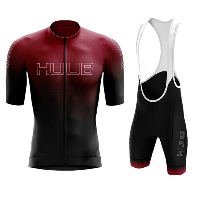 HUUB cycling Jersey suit Team Ribble Weldtite Bike Jersey Set  Summer Men clothing Short Sleeve Shirts Mtb Maillot Ropa Ciclismo voguable