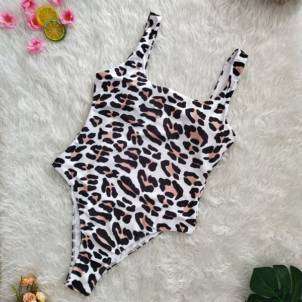 RUUHEE Sexy One Piece Swimsuit 2021 Swimwear Women Bathing Suit Leopard Snake Printed Swimming Suit Push Up Female Beach Wear voguable