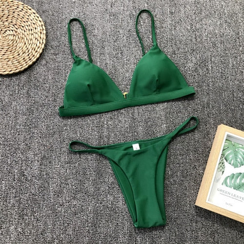 Bandage Sexy Brazilian Bikini Biquini Praia Swimwear Women Hot Swimsuit Traje De Bano Mujer Maillot Femme Monokini Badpak Dames voguable