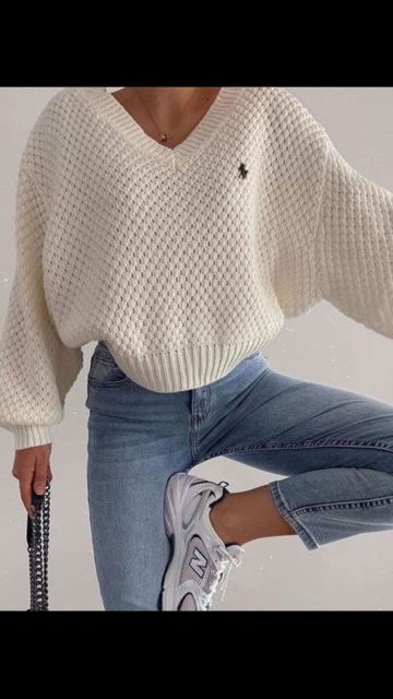 Voguable 2022 Pullovers Women Autumn Winter Sweaters Solid V-Neck Loose Casual Daily Basic Womens Knitted Turtleneck Long Sleeve Sweater voguable