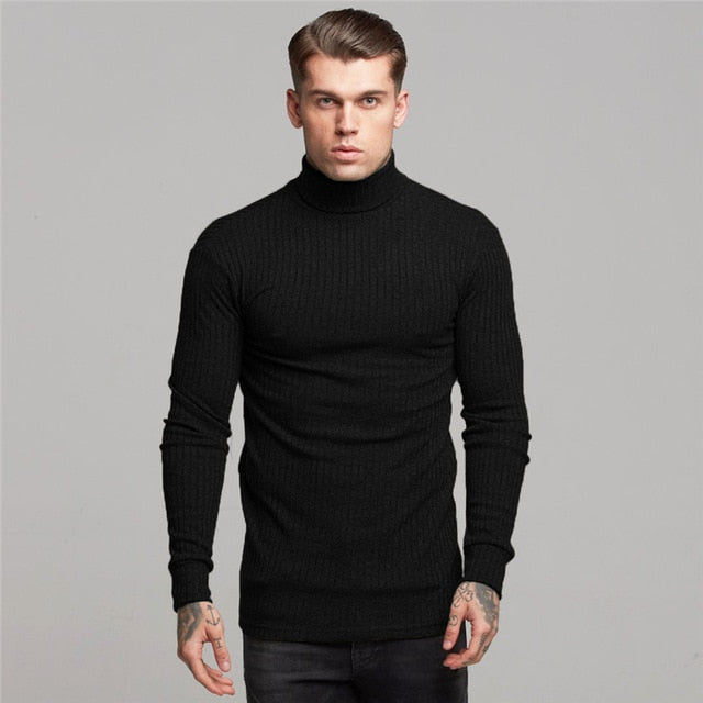 Voguable 2021 Autumn Fashion Men's T-shirt Sweater O-Neck Slim Fit Knittwear Mens Long Sleeve Pullovers Tshirts Men Fitness Pull Homme voguable