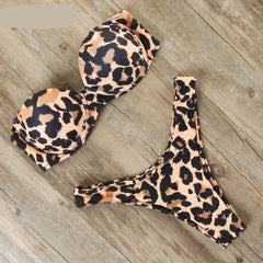 RUUHEE Bikini Swimwear Women Swimsuit 2021 Leopard Brazilian Bikini Set Push Up Bathing Suit Female Summer Beach Wear Biquini voguable