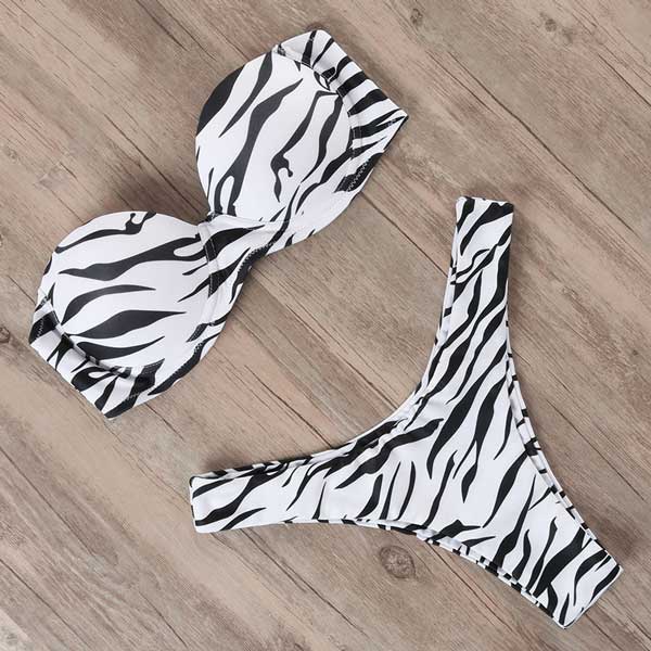 RUUHEE Bikini Swimwear Women Swimsuit 2021 Leopard Brazilian Bikini Set Push Up Bathing Suit Female Summer Beach Wear Biquini voguable