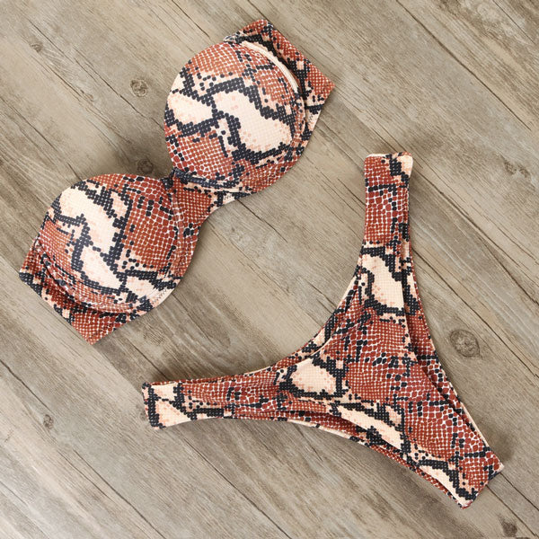 RUUHEE Bikini Swimwear Women Swimsuit 2021 Leopard Brazilian Bikini Set Push Up Bathing Suit Female Summer Beach Wear Biquini voguable