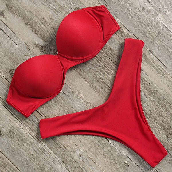 RUUHEE Bikini Swimwear Women Swimsuit 2021 Leopard Brazilian Bikini Set Push Up Bathing Suit Female Summer Beach Wear Biquini voguable
