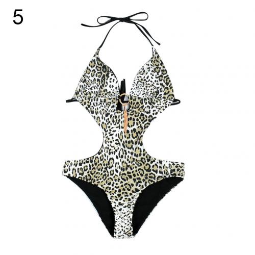 Swimwear Women Plus Size One Piece Swimsuit 2020 Push Up Monokini Bathing Suit Women's High Cut Swim Suit V neck Halter Trikini voguable