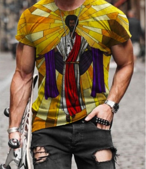 Voguable New Patchwork T-shirt Long Sleeve Fashion 3D Print Tops 2021 Summer Casual Pullovers Sexy Mens clothing Plus Size S-3XL voguable