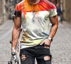 Voguable New Patchwork T-shirt Long Sleeve Fashion 3D Print Tops 2021 Summer Casual Pullovers Sexy Mens clothing Plus Size S-3XL voguable