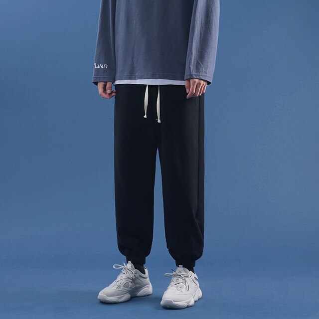 Voguable  Men Jogger Pants 2021 Spring OutDoor Casual SweatPants Men Straight Trouser Elastic Waist Baggy Pants Men's Clothing voguable
