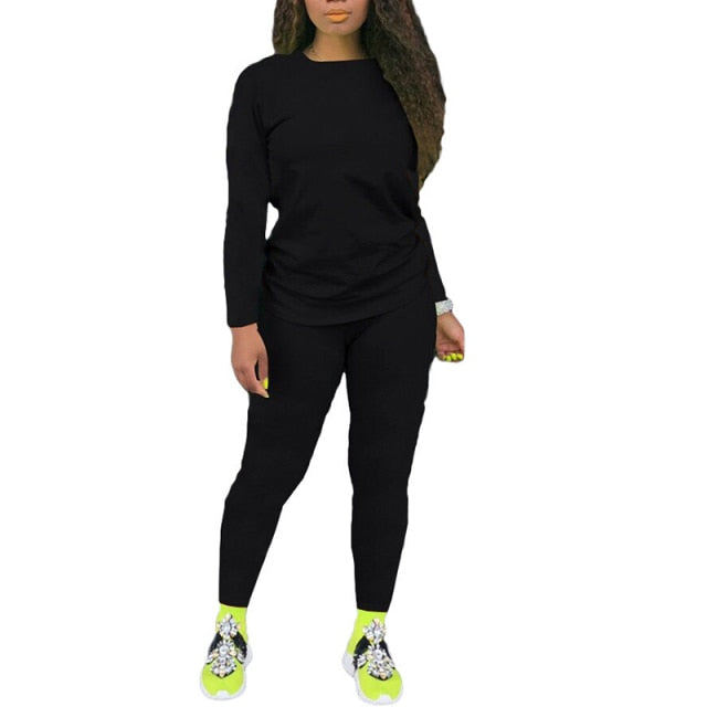 Voguable Spring Autumn Print Tracksuit Women 2 Piece Set Long Sleeve Zipper Jacket+Pants Sports Jogging Suit Female Streetwear Outfits voguable