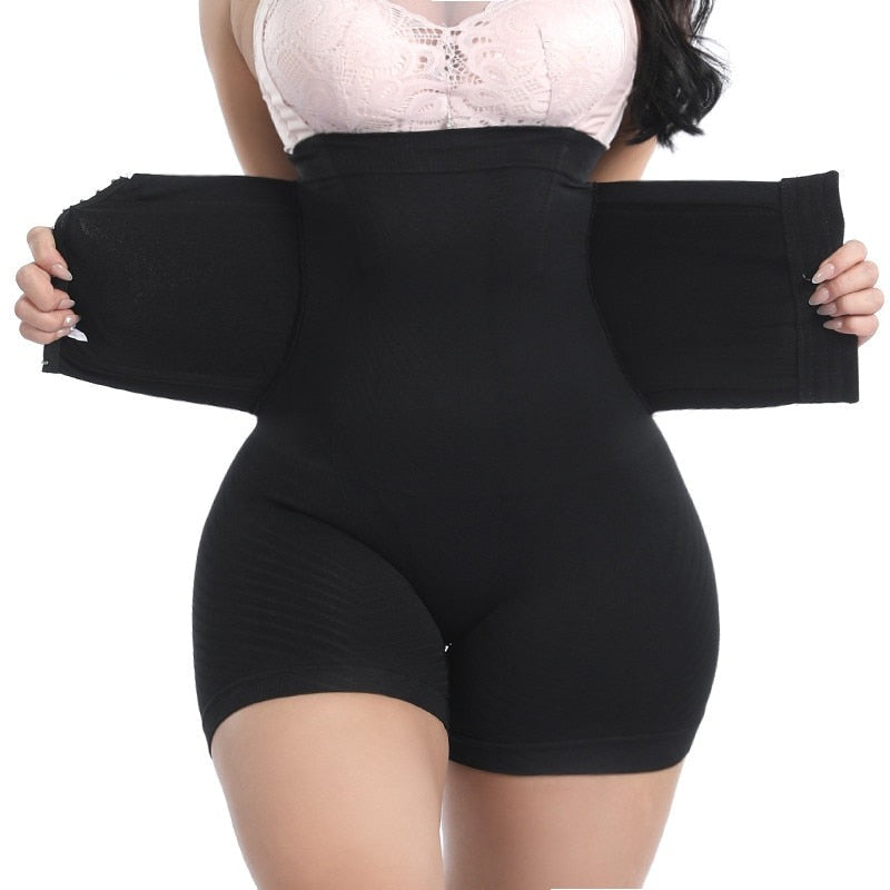 GUUDIA Firm Tummy Control Shapewear Shorts Waist Trainer Shaper Hi-Waist Butt Lifter Thigh Slimmer Boyshorts Tummy Control Short voguable
