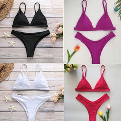 Bandage Sexy Brazilian Bikini Biquini Praia Swimwear Women Hot Swimsuit Traje De Bano Mujer Maillot Femme Monokini Badpak Dames voguable
