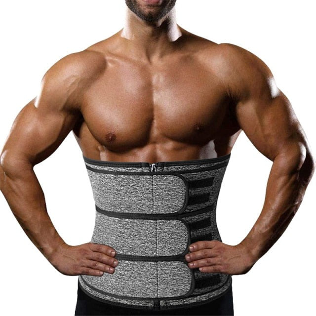 Sexywg Men Waist Trainer Support Neoprene Sauna Suit Modeling Body Shaper Belt Weight Loss Cinchers Slim Faja Gym Workout Corset voguable